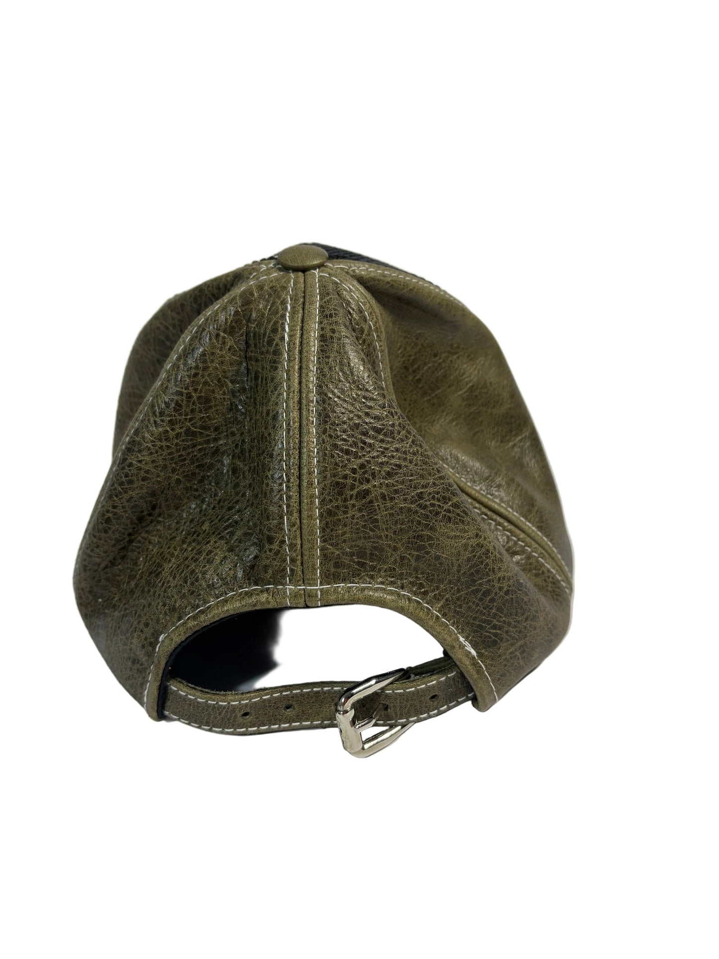 BLACK AND GREEN SUN HAT