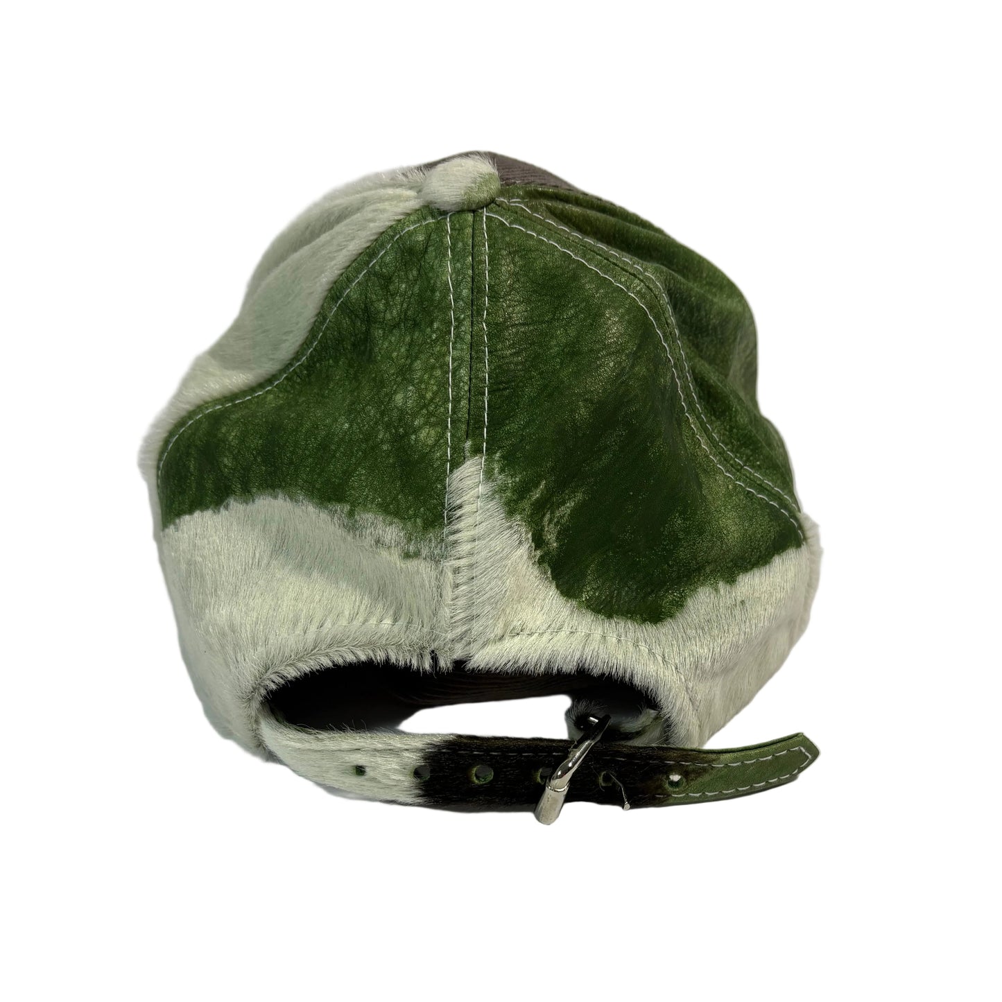 BROWN AND GREEN SUN HAT