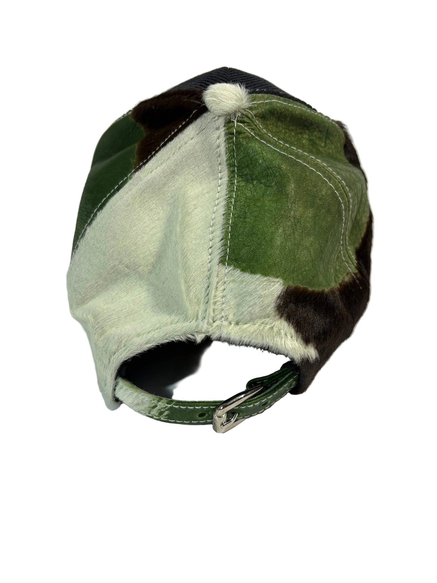 BLACK AND GREEN SUN HAT
