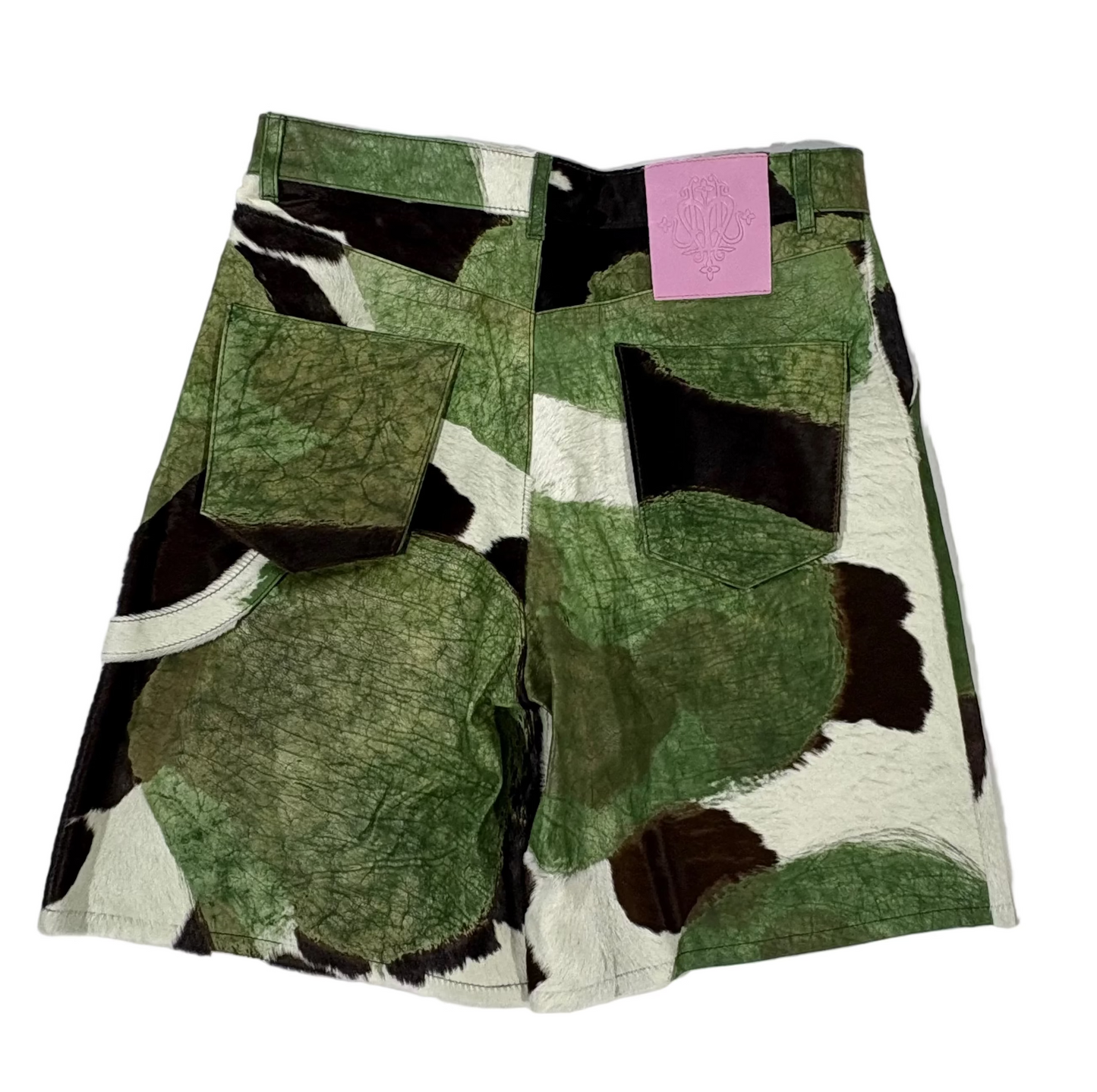 GREEN WILD CAMO SHORTS