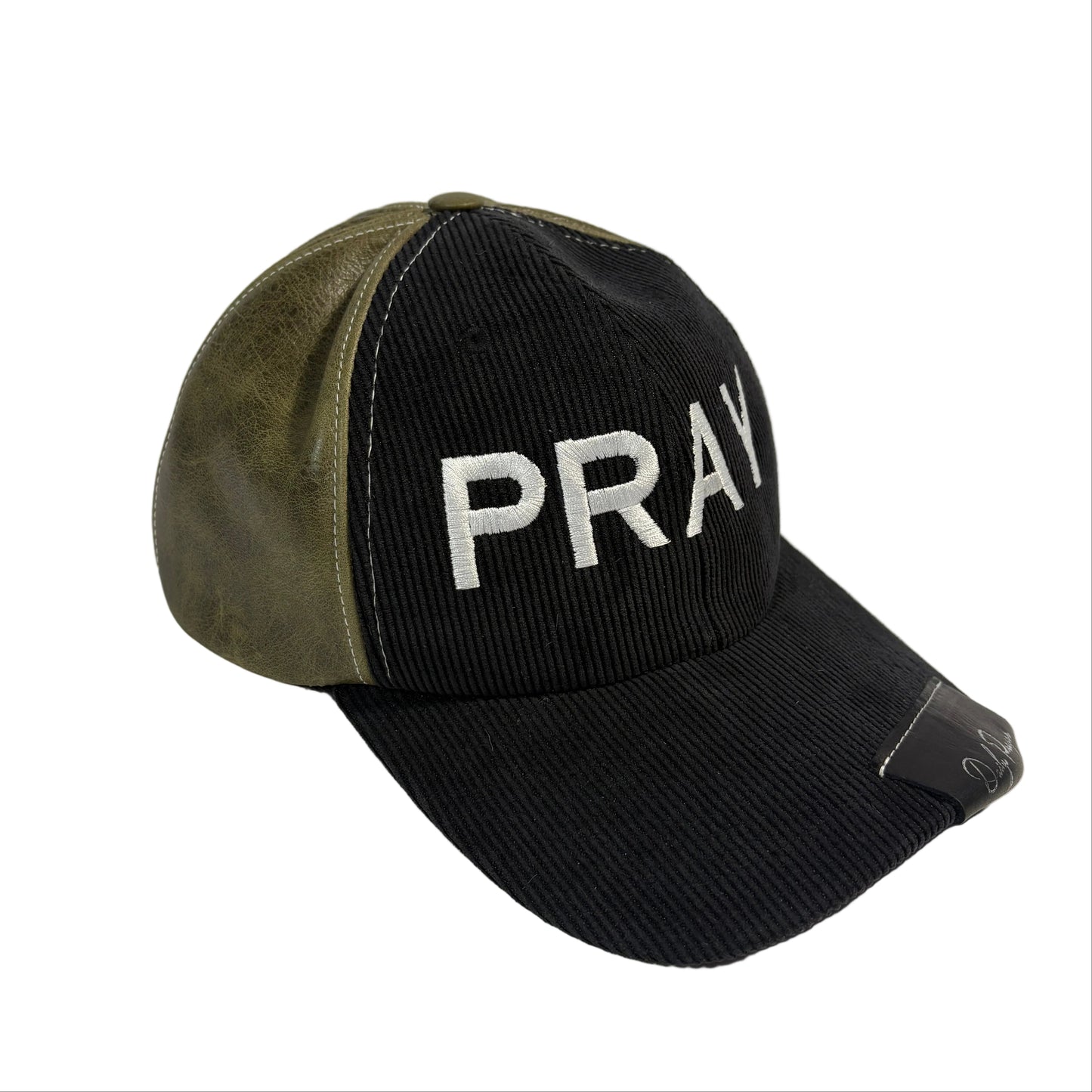 BLACK AND GREEN SUN HAT