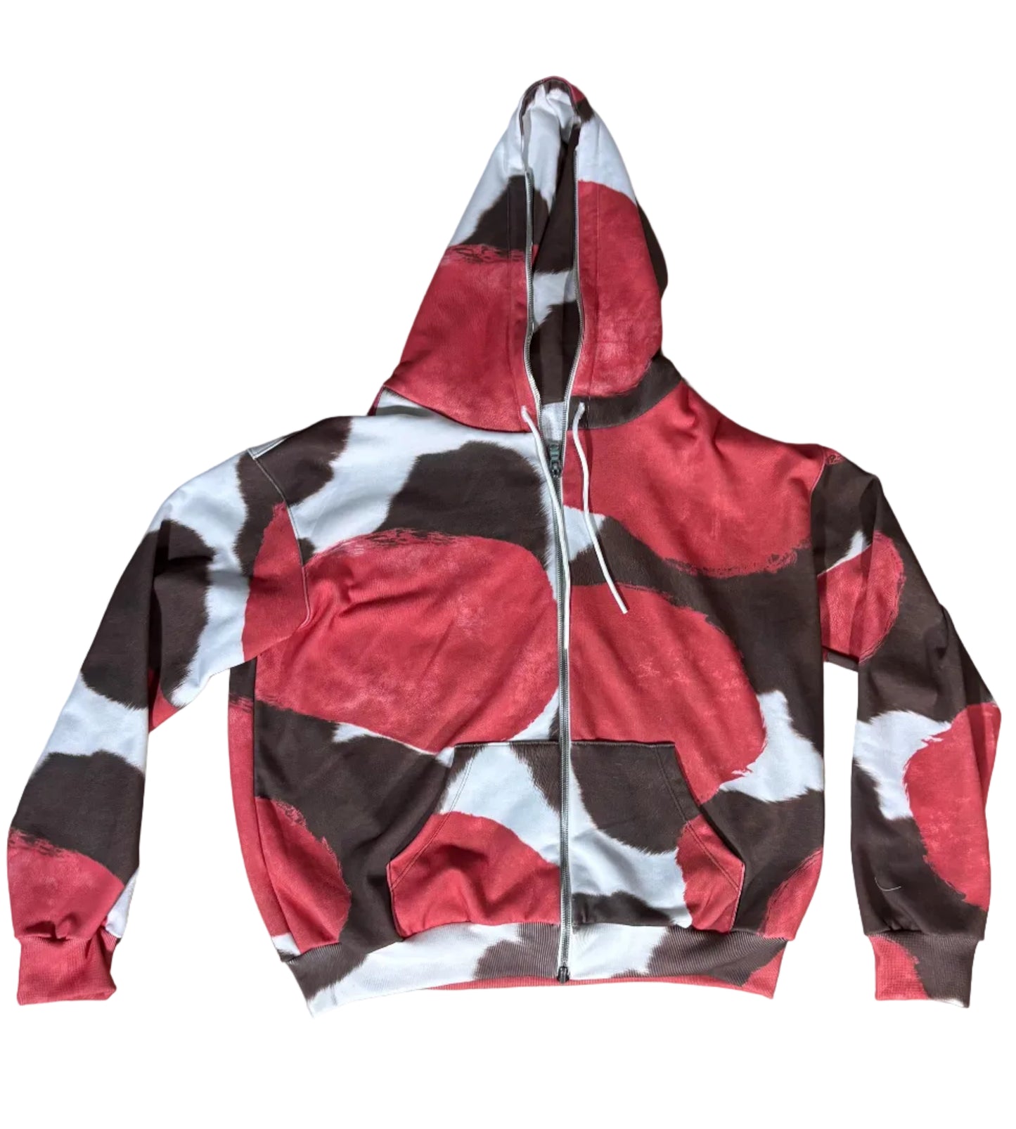 RED ZIP UP JACKET