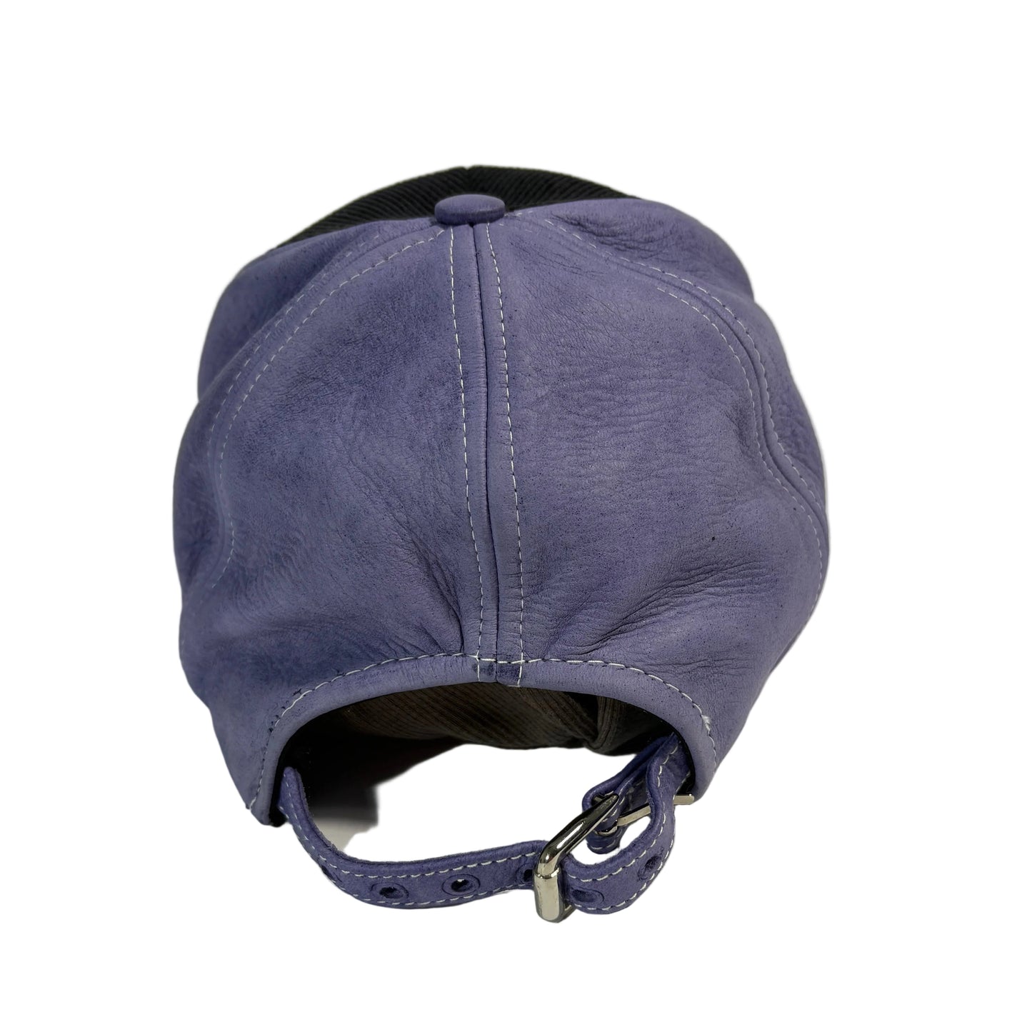 BLACK AND PERIWINKLE SUN HAT