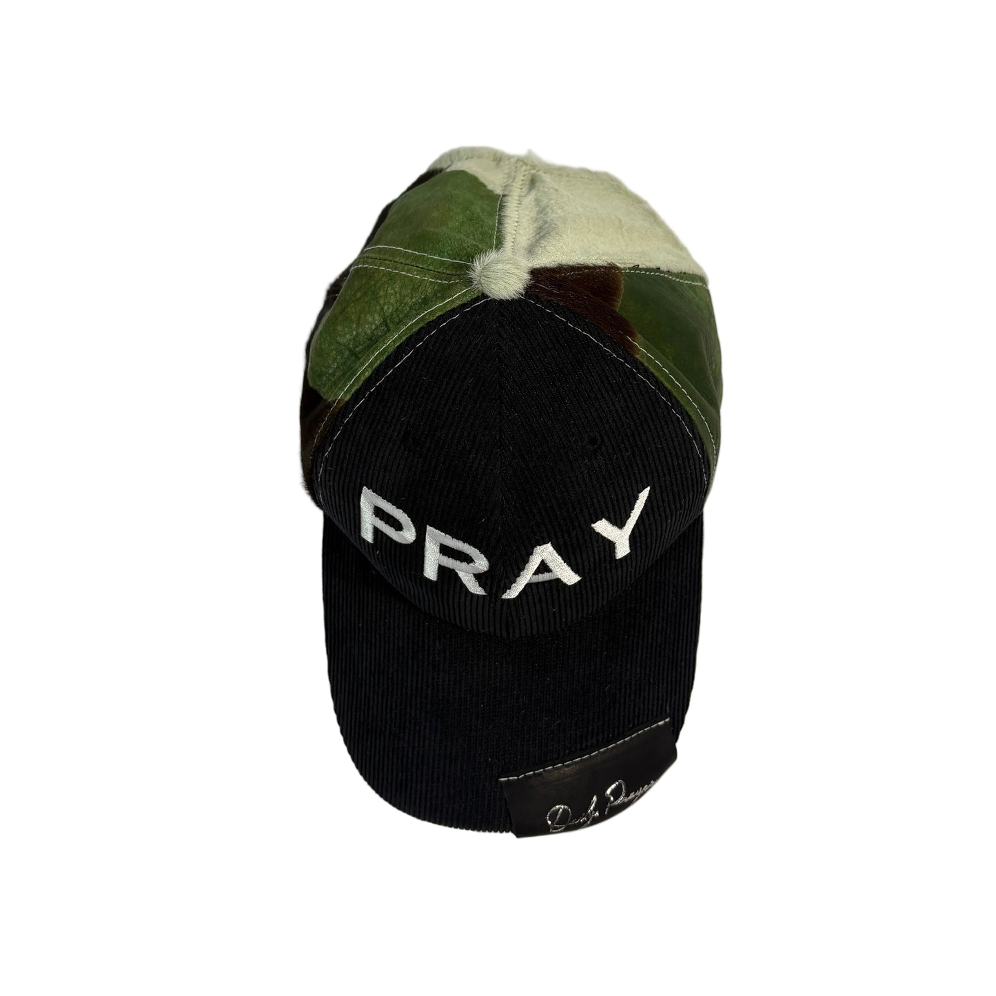 BLACK AND GREEN SUN HAT