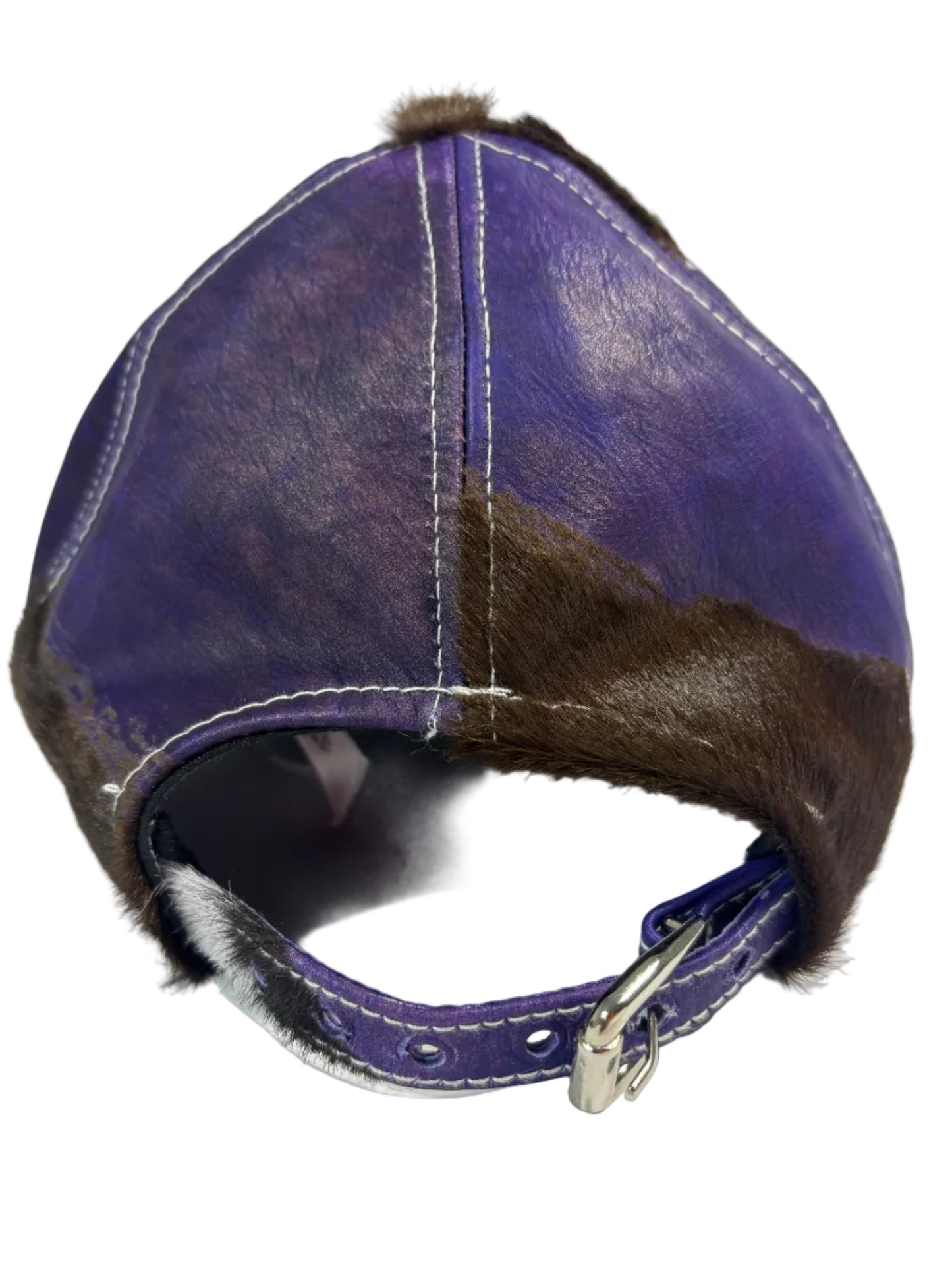 BLACK AND PURPLE SUN HAT