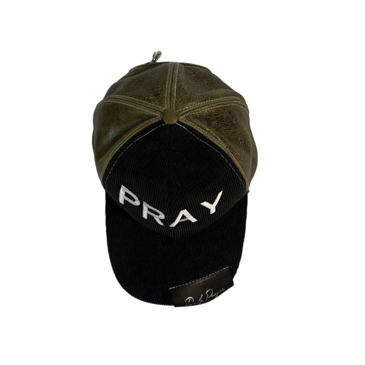 BLACK AND GREEN SUN HAT