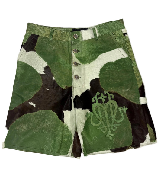 GREEN WILD CAMO SHORTS