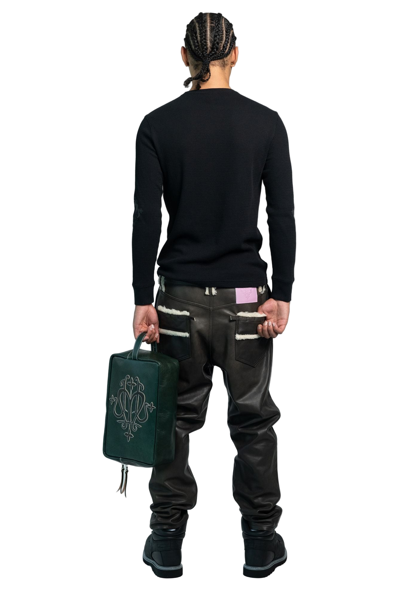 OLIVE BLACK PANT