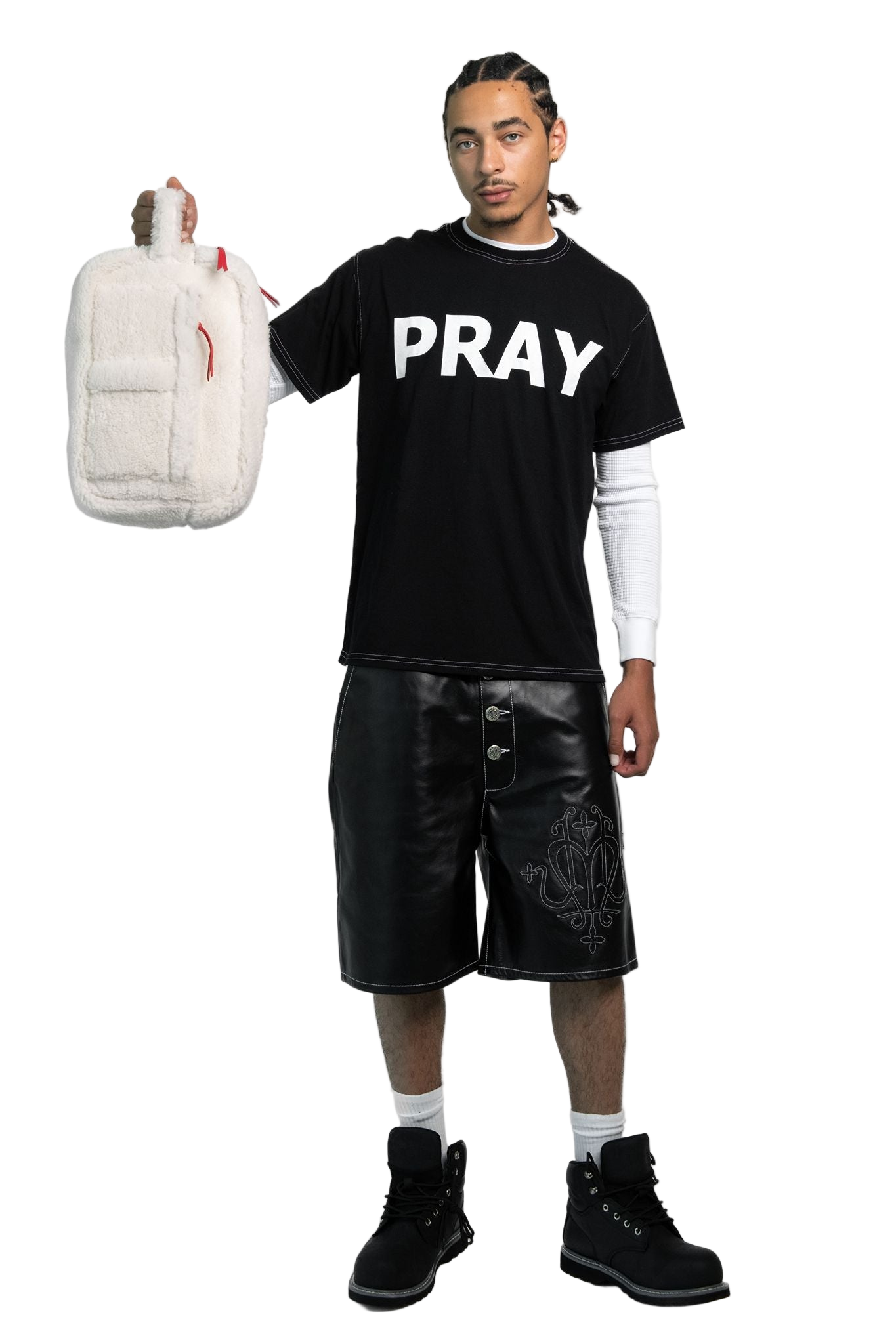 BLACK PRAY SHIRT