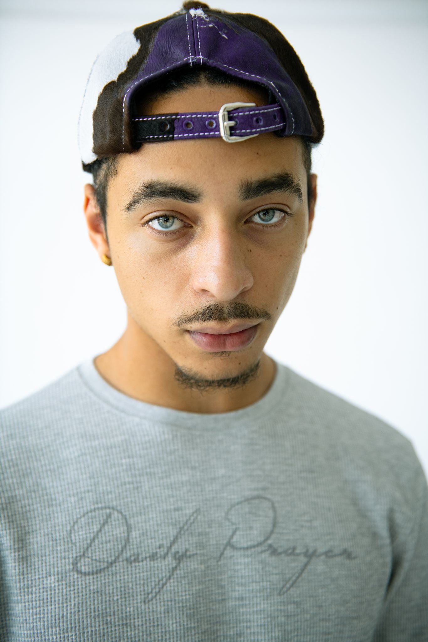 PURPLE AND BLACK HAT